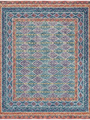 Loloi Rug Priti Prt-01, Teal/fiesta