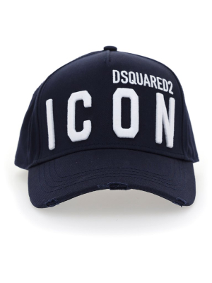 Dsquared2 Icon Logo Embroidered Baseball Cap