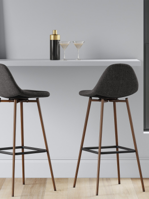 Copley Upholstered Barstool With Faux Leather - Project 62™