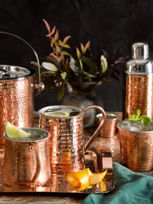 Hammered Copper Imperial Pint Mug