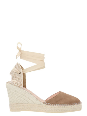 Manebí Wrap-tie Wedge Espadrilles