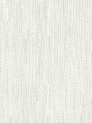 Weekender Weave Wallpaper In White From The Traveler Collection By Ronald Redding