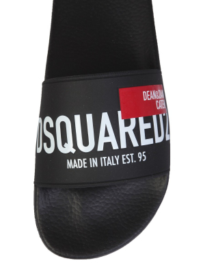 Dsquared2 Logo Print Slides