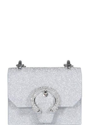 Jimmy Choo Mini Paris Glittered Crossbody Bag