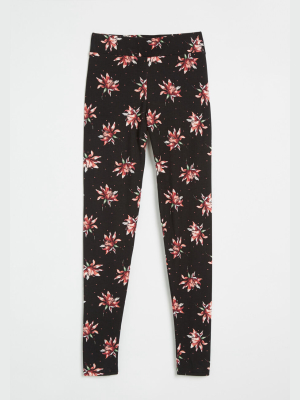 Burst Of Blooms Floral Leggings