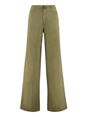 Telfar Wide-leg Gabardine Trousers