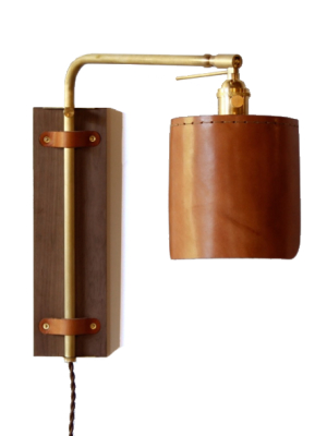 Leather Wall Sconce