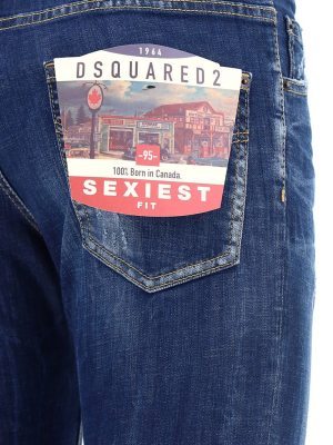 Dsquared2 Mid Waisted Slim Leg Jeans