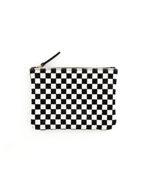 Phone Pouch - Checkered Cowhide