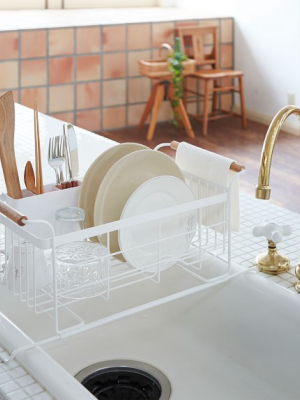 Tosca Over-the-sink Dish Drainer Rack, White