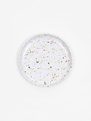 Faplana Melamine Dessert Plate - Speckled