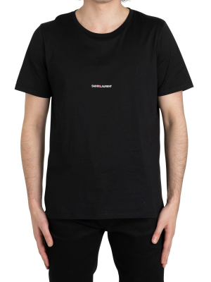 Saint Laurent Logo Print T-shirt