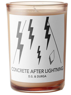 Concrete After Lightning Candle