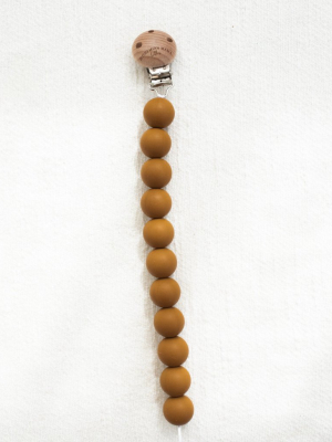 Bohemian Mama Littles Pacifier Clip - Buck