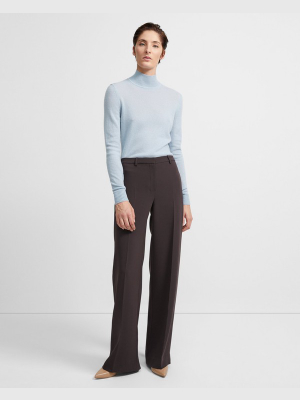 Wide Trouser In Crepe