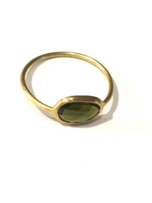 18kt Gold Tourmaline Ring