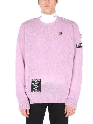 Raf Simons Patch Detail Knitted Jumper