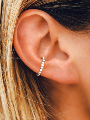 Delicate Opal Stone Ear Cuff