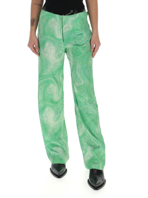 Opening Ceremony Marbled Print Pants