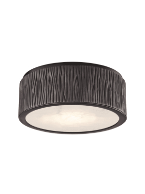 Crispin Small Led Flush Mount Old Bronze