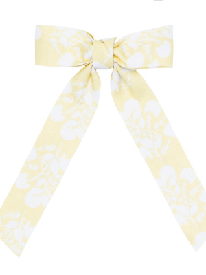Girls Citron Blossom Bow With Tails