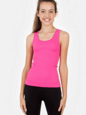 Kid's Ribbed Seamless Tank Top