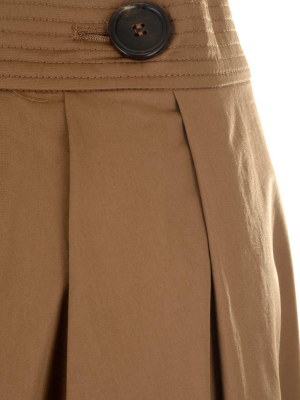 's Max Mara Pleated Wrap Skirt