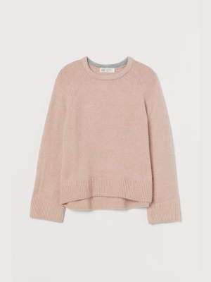 Fine-knit Wool-blend Sweater