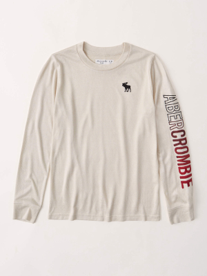 Long-sleeve Cozy Logo Tee