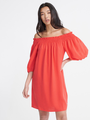 Desert Off Shoulder Dress