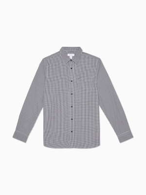 Slim Fit Gingham Extra Fine Cotton Shirt