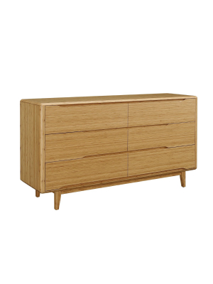 Currant Six Drawer Double Dresser