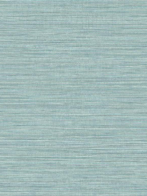 Grasslands Wallpaper In Serenity Blue From The Texture Gallery Collection By Seabrook Wallcoverings