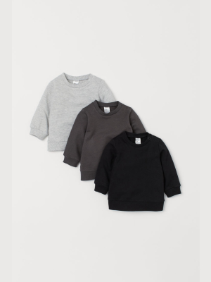 3-pack Cotton Sweatshirts