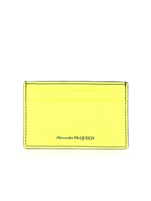 Alexander Mcqueen Logo Print Cardholder