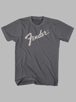 Men's Fender Short Sleeve Graphic T-shirt - Charcoal