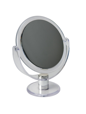 7" Vanity Rubberized 1x-10x Magnification Mirror - Home Details