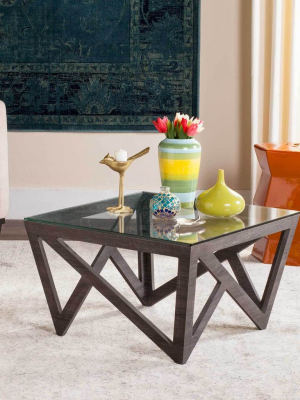 Raina Glass Top Coffee Table