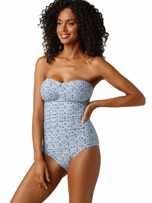 Twist Bandeau One-piece-heritage Tile