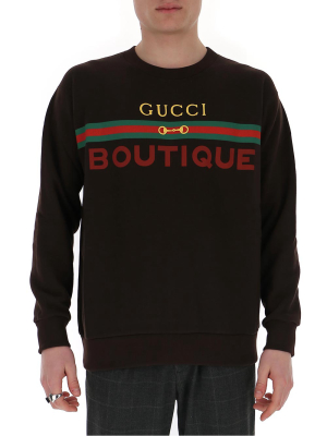 Gucci Boutique Printed Sweatshirt