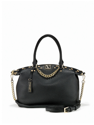 The Victoria Slouchy Satchel In Stud