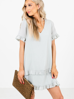 Extraordinary Life Ruffle Mini Dress