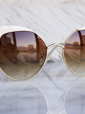 Vane Sunglasses- White