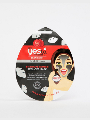 Yes To Detoxifying Charcoal Peel-off Mask (single Use)