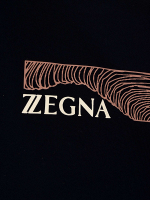 Z Zegna Logo Print T-shirt