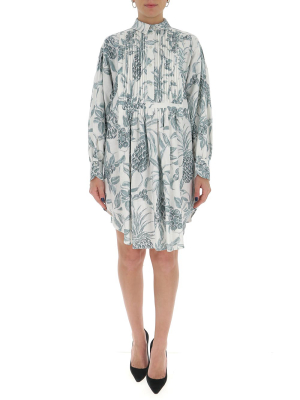 See By Chloé Floral Printed Shirt Dress