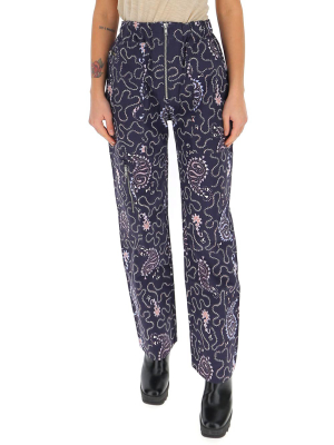 Isabel Marant Étoile Noferis Abstract Printed Pants