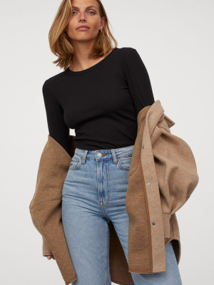 Ribbed Modal-blend Top