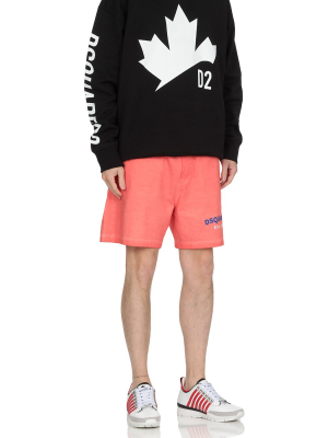 Dsquared2 Logo Print Track Shorts