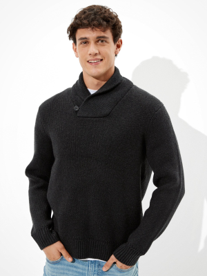 Ae Super Soft Shawl Collar Sweater